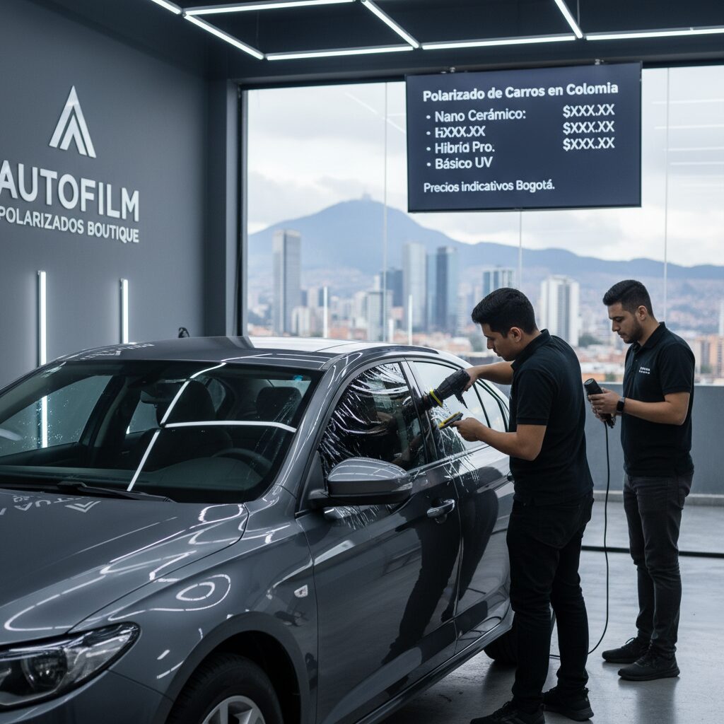 Precios de polarizado de carros en Colombia y Bogotá
