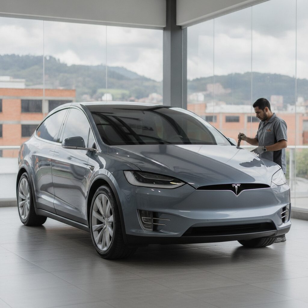 polarizado para tesla model x