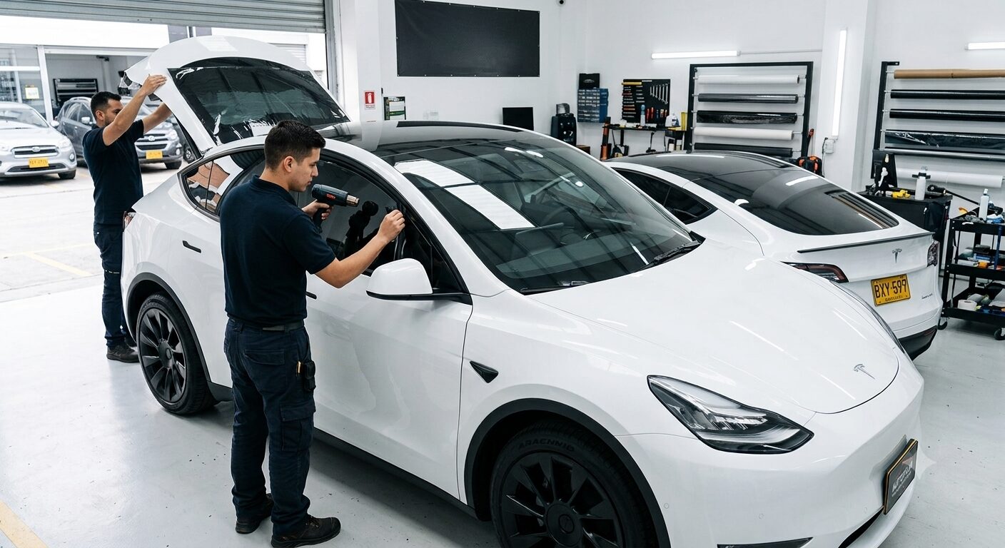 Polarizado para tesla model y